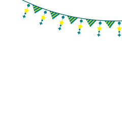 New Year Element Bunting