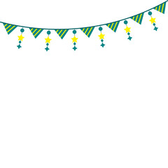 New Year Element Bunting