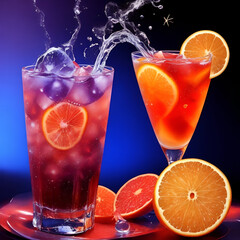Beautiful happy new year cool drink pic