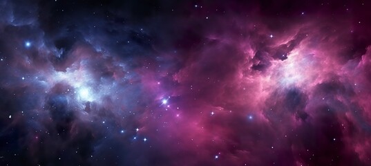 Galaxy texture with stars and beautiful nebula in the background, pink and gray. - obrazy, fototapety, plakaty