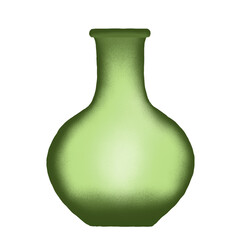 Green vase