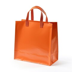 Orange Shopping Bag - Transparent and Bold