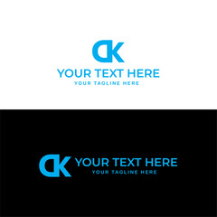 Letter DK Logo,DK KD D K Letter Logo Design Icon Vector Symbol