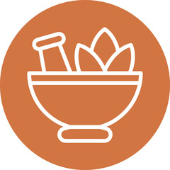 Herb Leaf Icon Style