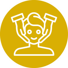 Facial Treatment Icon Style