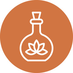 Body Massage Oil Icon Style