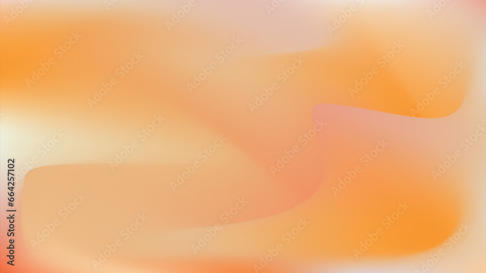 Fototapete geometric wave shape with colorful gradient color background wallpaper. vector illustration