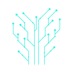 Cyberfunk Futuristic Element