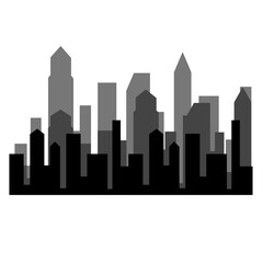 Fototapeta premium Vector Silhoutte City