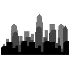 Vector Silhoutte City