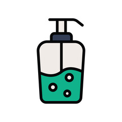 Facewash icon isolate white background vector stock illustration