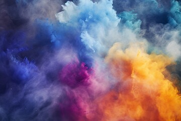 Obraz na płótnie Canvas Texture of colored powder. Holi festival holiday concept.