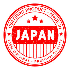 Japan Country Rubber Stamp.
