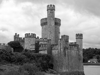 Old celtic castle tower, Blackrock castle in Ireland. Blackrock Observatory fortress