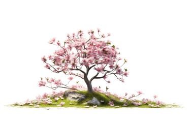 Blossoming Spring Tree Beauty Transparent PNG