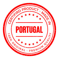 Portugal Country Rubber Stamp.