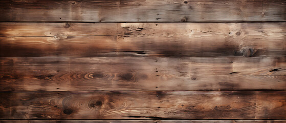 Naklejka premium Rustic Weathered Wood Plank Texture Background