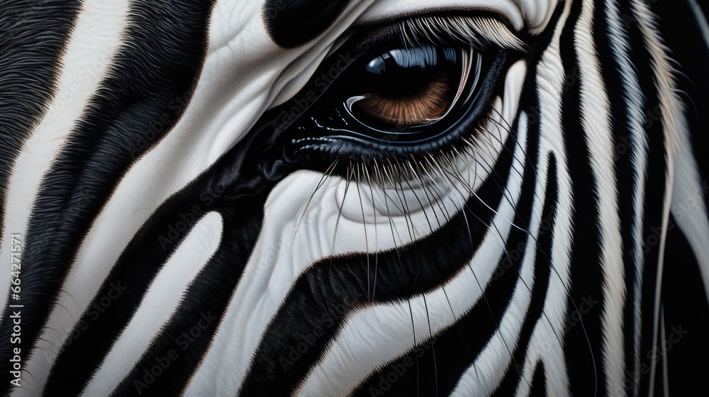 Aufkleber colorful textiles can use a zebra like design