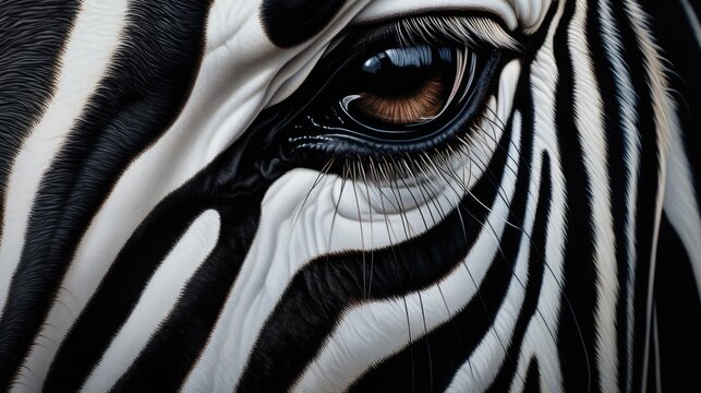 Colorful textiles can use a zebra like design