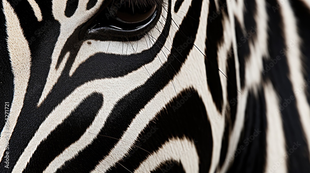 Poster Colorful textiles can use a zebra like design