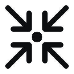 Obraz premium minimize arrow