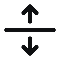 up down arrow