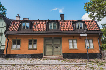 old houses in the city of stockholm