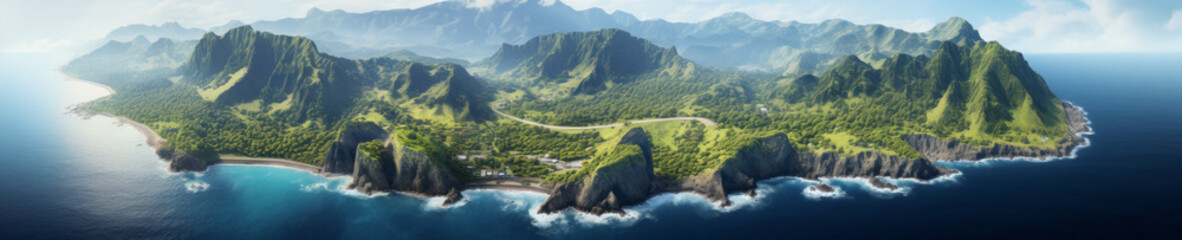 Aerial view, Hawaii