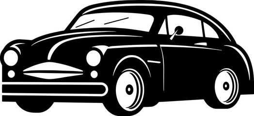 Vintage Car Logo Vector Icon Fast Elegant