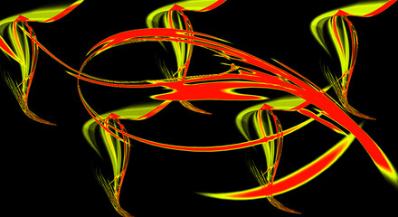 Yellow and red light