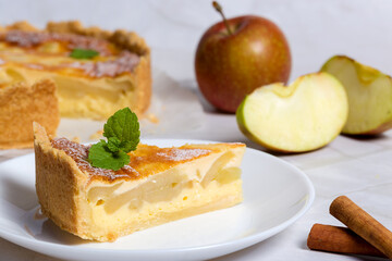 Homemade apple pie