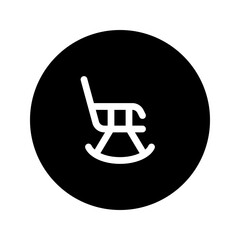 retirement circular line icon
