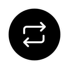 laptop circular line icon