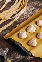 Ravioli in the making