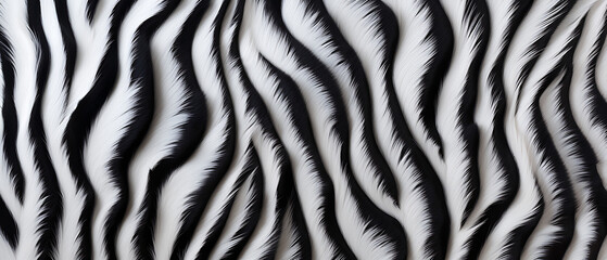 Zebra Fur Stripe Pattern Texture Background