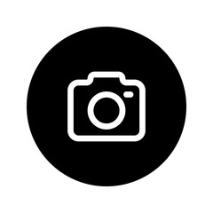 camera circular line icon