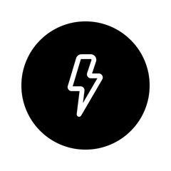 flash circular line icon