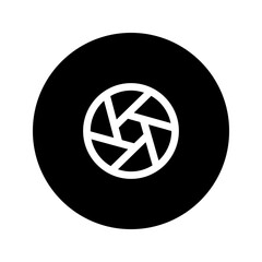 shutter circular line icon