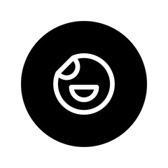 sticker circular line icon