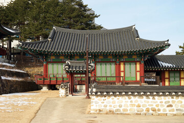 Obraz premium Chilsadang of Gangneung daedohobu, Gangneung