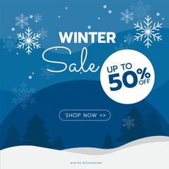 new year card with snowflakes