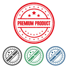 PREMIUM PRODUCT Rubber Stamp. vector illustration.
