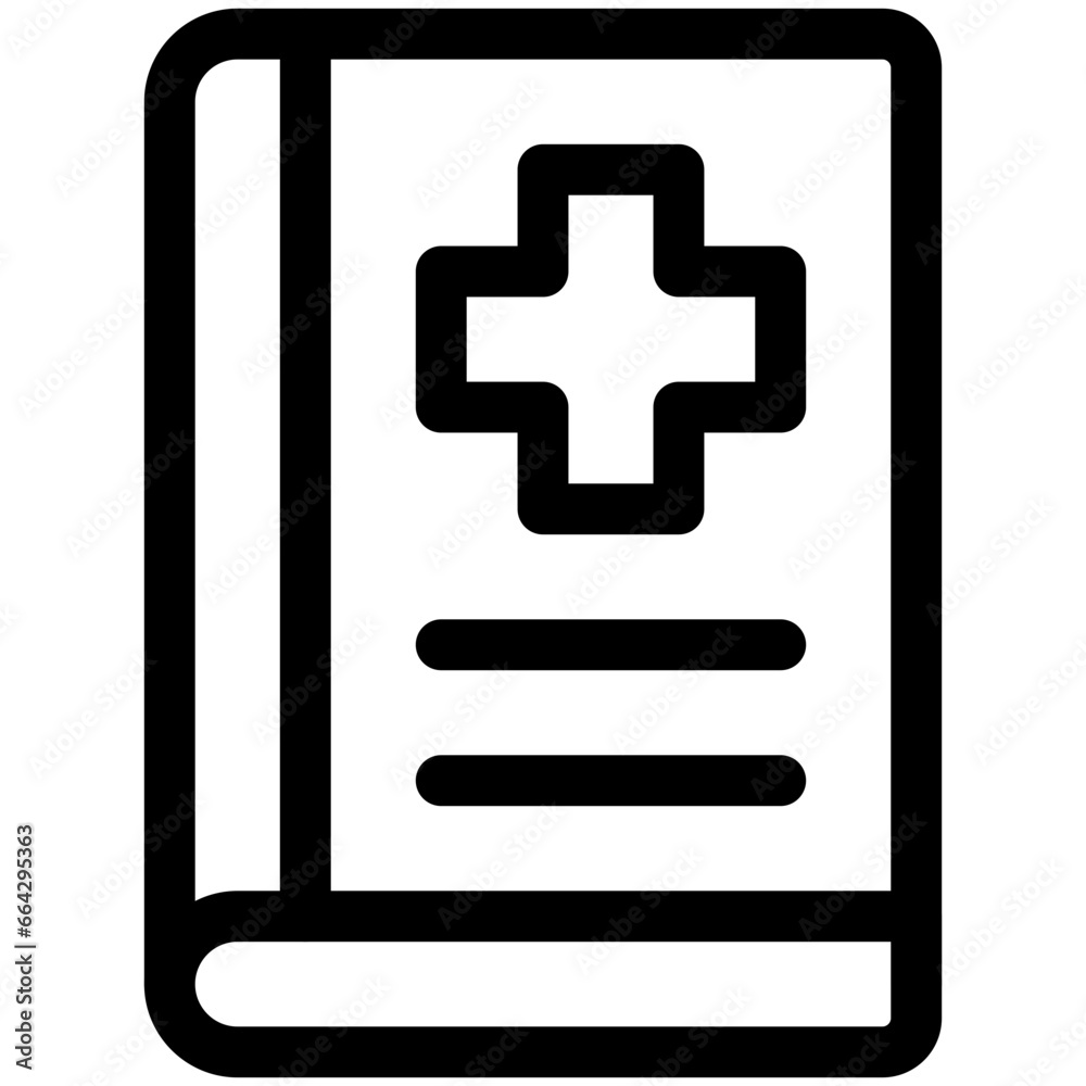 Canvas Prints medical record icon