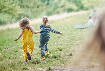 Fangen im Kindergarten