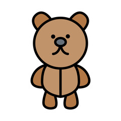 Obraz na płótnie Canvas Teddy bear icon