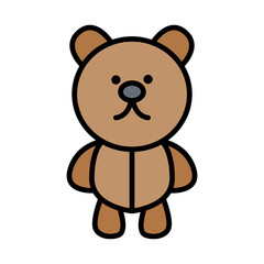 Teddy bear icon