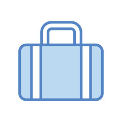 Brifcase icon isolate white background vector stock illustration