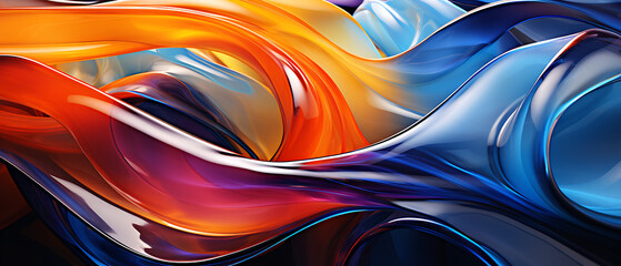 Blown Glass Surface Texture Background