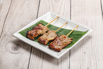 Thai cuisine - grilled pork skewer