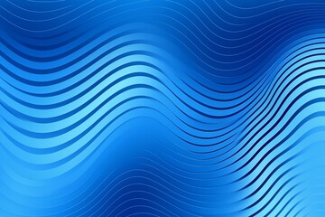 Blue halftone pattern with white line motion backdrop wallpaper. Clean geometric background. Generative AI